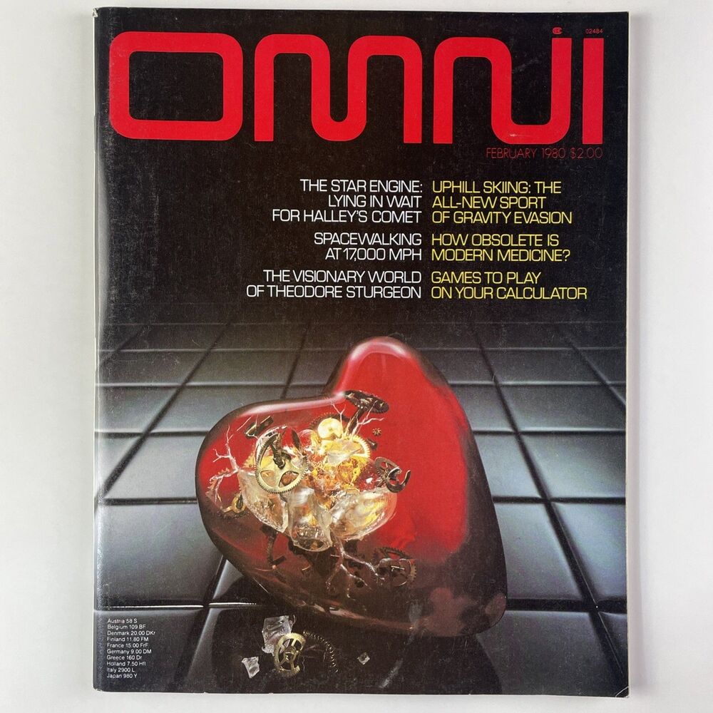 Vintage Omni Magazine February 1980 Broken Heart Theodore Sturgeon